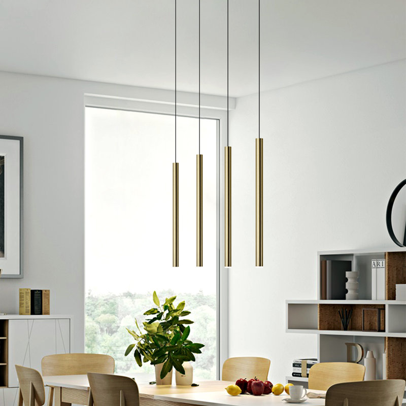 Baileyton 4 - Light Kitchen Island Pendant, Brass