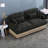 Deep Seat Sectionals Chenille Leopard Print Modern Sofa For Home
