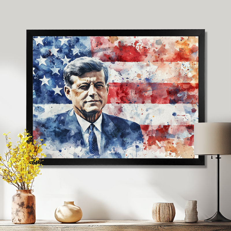 Assassination of Jfk - États-Unis, art mural, H 30 po x l 40 po, Reproduction encadrée d'une seule photo