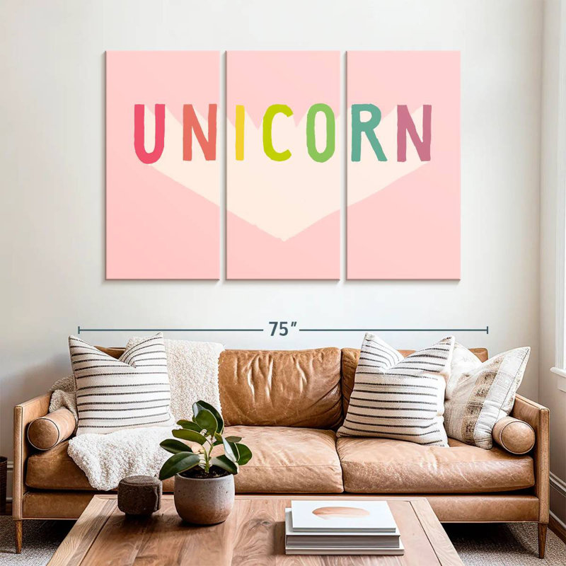 Tergel Unicorn Superhero, 36" H x 57" W