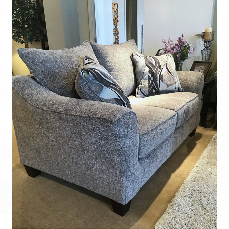 Causeuse en tissu, Gris