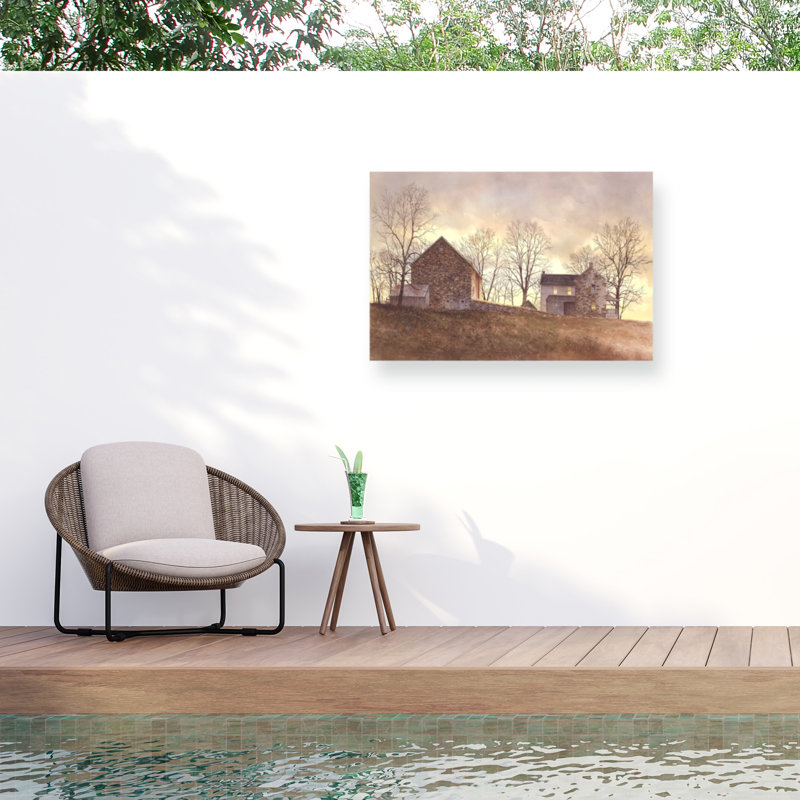Toile d'extérieur Ray Hendershot A GOLDEN MATIN, H 16 po x l 24 po