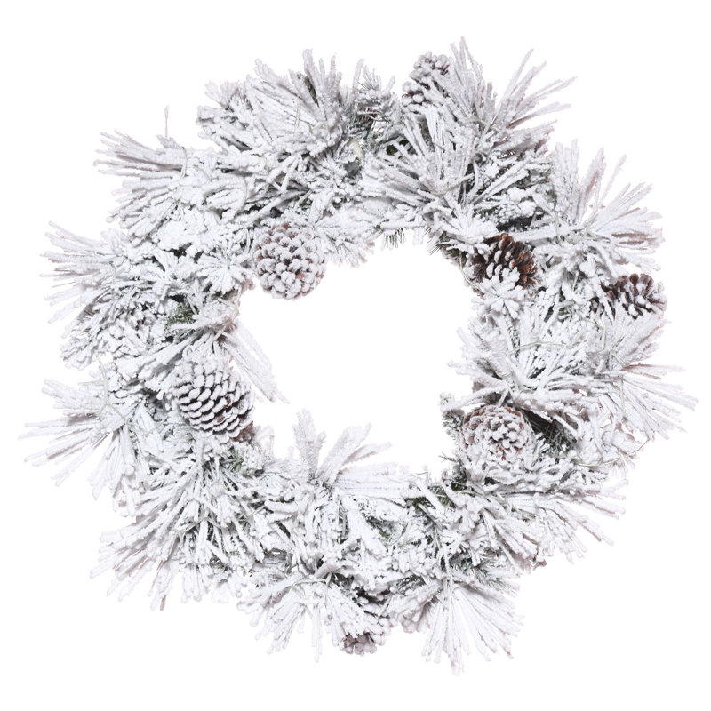 Couronne de Noël artificielle Odaniel, H 30 po x l 30 po x P 3 po
