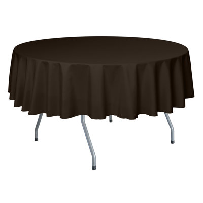 Ultimate Textile - Round Polyester Linen Tablecloth