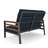 Townsend Metal Outdoor Loveseat With Sunbrella Cushion-112596852-112342902