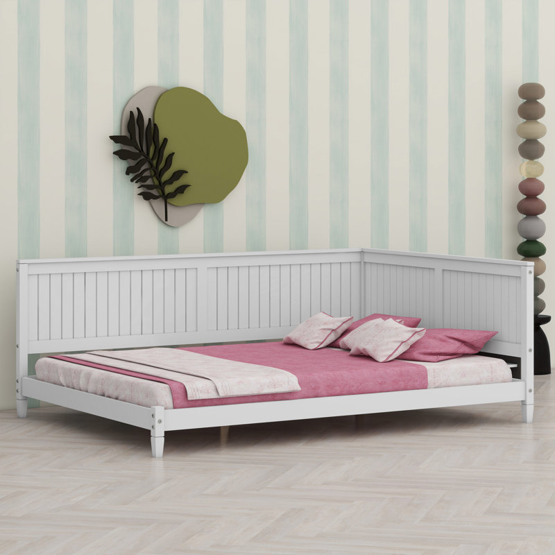 Wood Daybed/Sofa Bed, White
