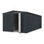 Breashears 19 ft. x 10 ft. Metal Sliplap Steep Slope Garden Shed