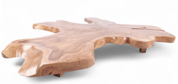 Table basse Brown Free Form Living Edge One Slab, 106 po x 86 po
