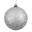 , Berry Red , 10" Vickerman 10" White 4-Finish Ball Christmas Ornament, 4 Per Bag-1745937564-1852474607