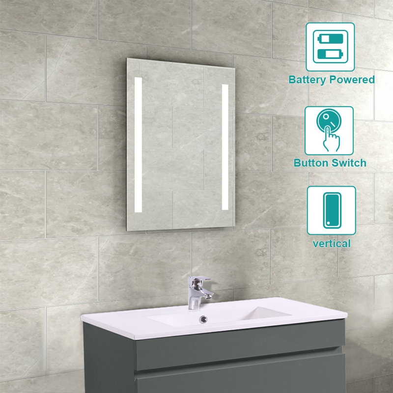 Phylicia Metal Flat Wall Mirror