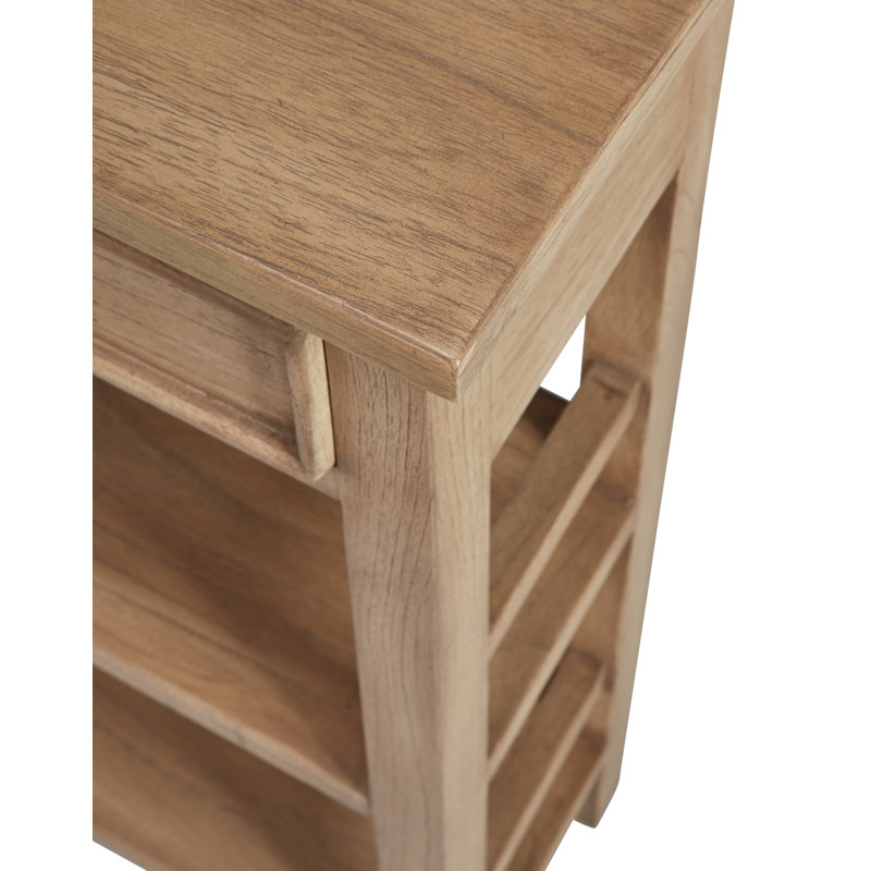 Akeela 55.25'' W Solid Wood Console Table
