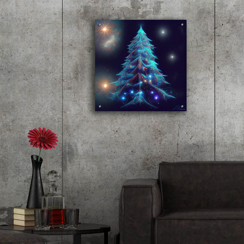 «Christmas Tree 6» par Tanya Mavric, H 24 po x l 24 po x P 0,2 po