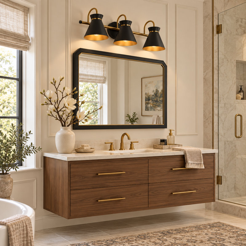 Latieka 3 - Light Dimmable Vanity Light