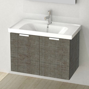 Lamlooma 31.5'' Single Bathroom Vanity with Ceramic Top