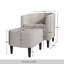 Ensemble de fauteuil et repose-pieds rembourrés-759008854