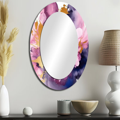 Lemelle - Miroir abstrait en métal