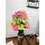 Arrangement floral roses artificielles-275641196