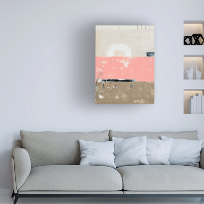 Wrapped Canvas Wall Art - Erin Ashley  'Sweet Remix Colorblock' Wall Art for Living Room, Bedroom, or Office Décor  - 14x19