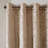 Knitted Jacquard Damask Total Blackout Grommet Top Curtain Panel(Only 1 Pc Panel)-1541547542-1541547545