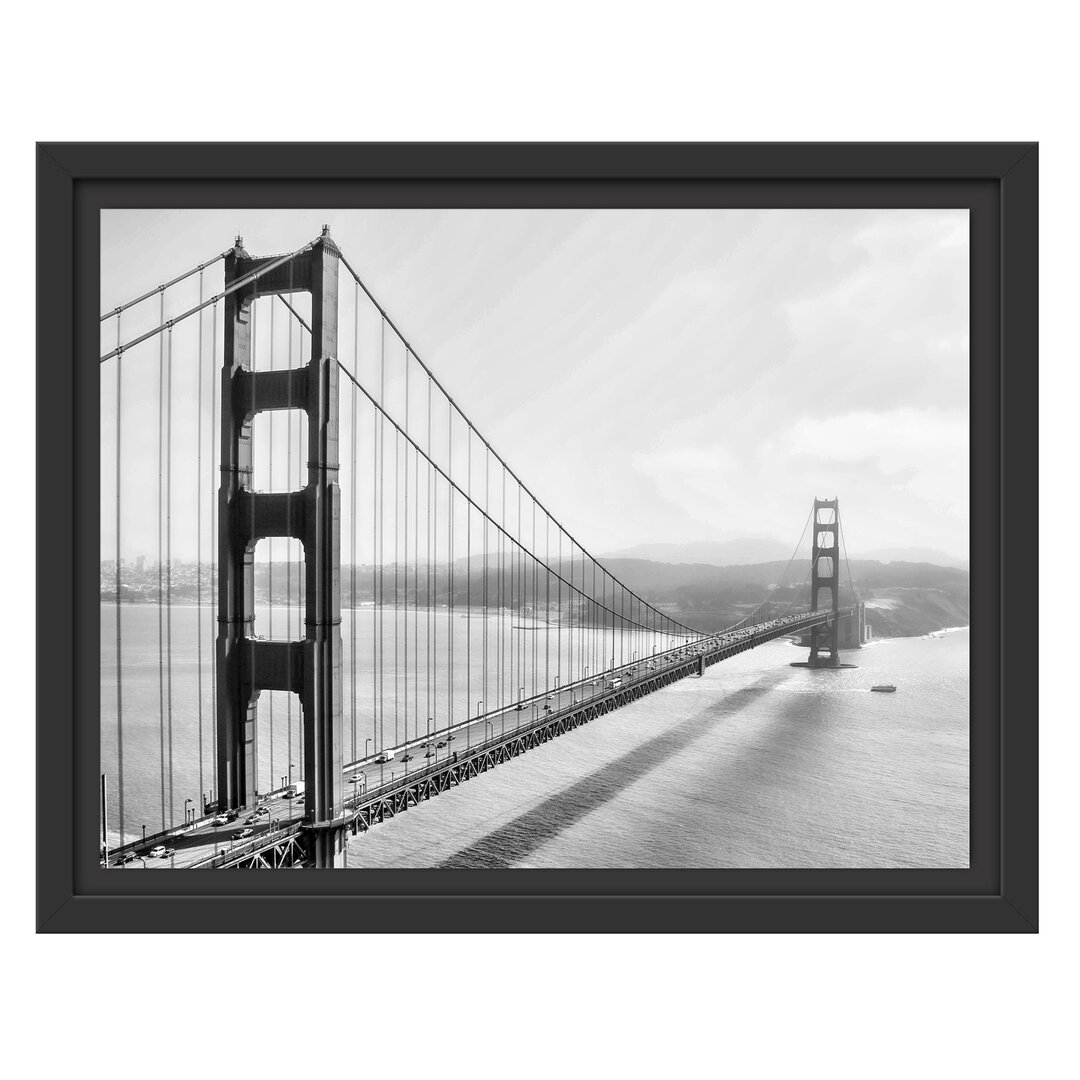 Gerahmtes Wandbild Golden Gate Bridge, San Francisco