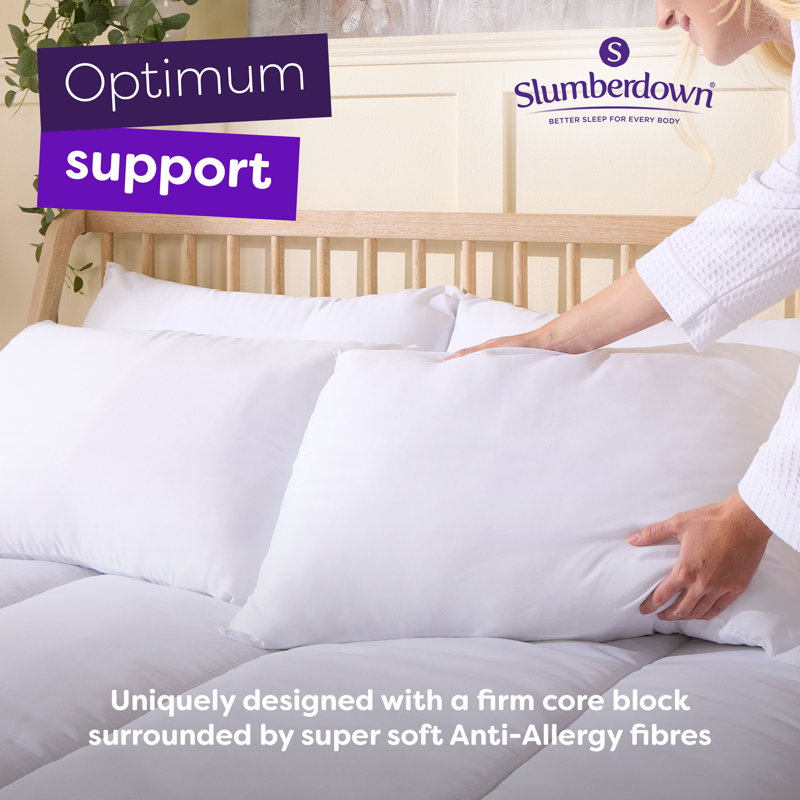 Slumberdown Super Support Firm Side Sleeper Pillow
