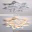 10-Light 85cm Semi Flush Mount