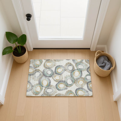 Machine Washable Indoor/Outdoor Corbin ACN2278 Geometric Rug