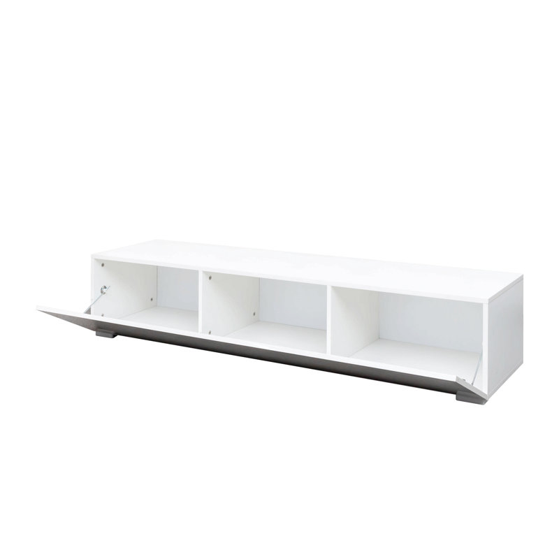 Meuble audio-vidéo moderne avec console multimédia pour le salon