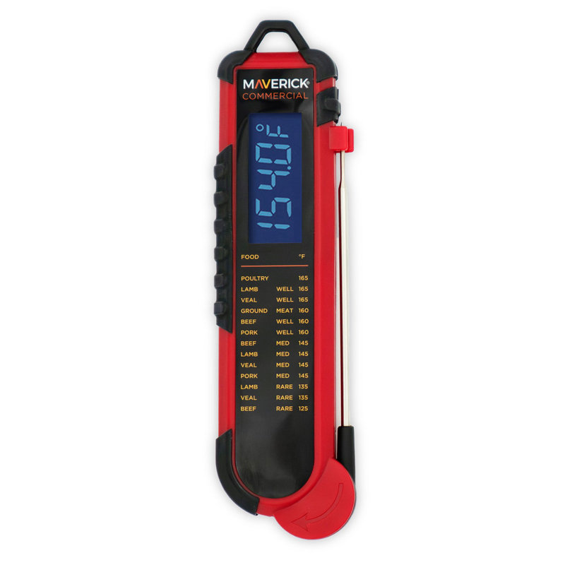 Thermomètre à thermocouple professionnel Pro-Temp, rouge, Rouge