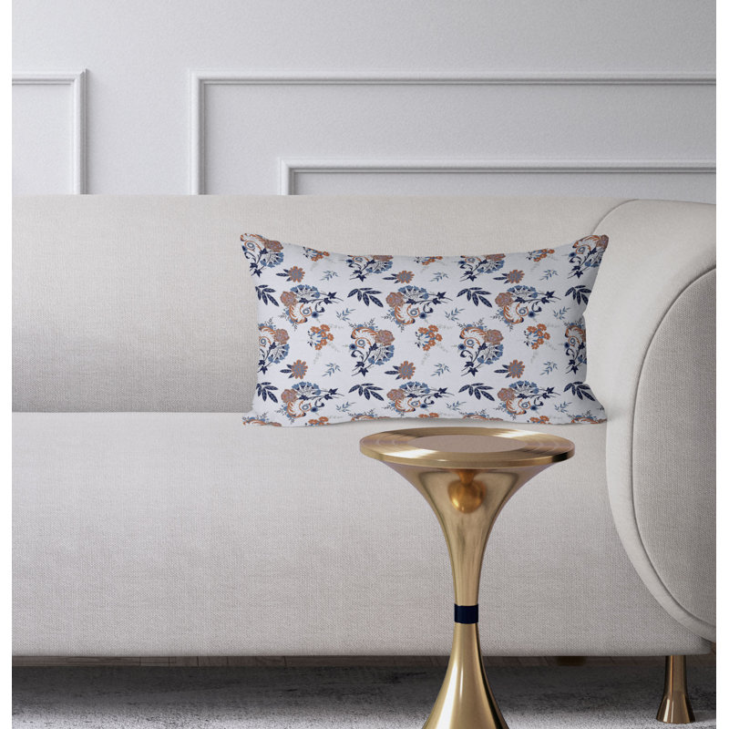 Coussin Rose Dreams, Bleu / blanc