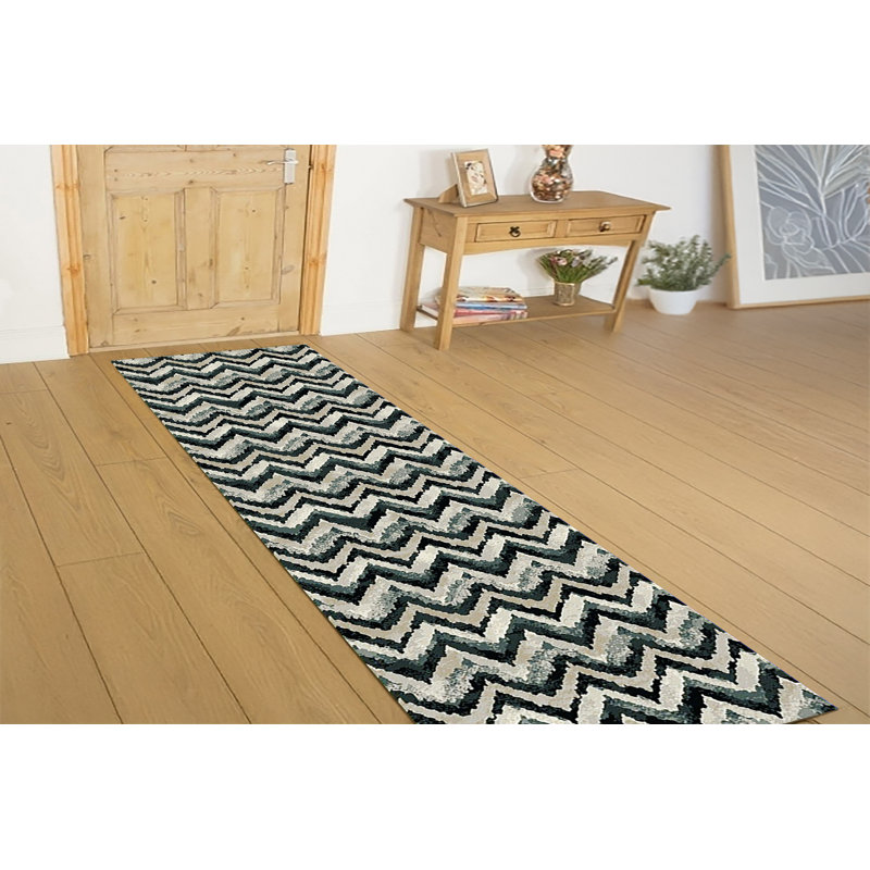 Tapis bleu Perrinton, Tapis de couloir 2 pi 2 po x 10 pi 10 po