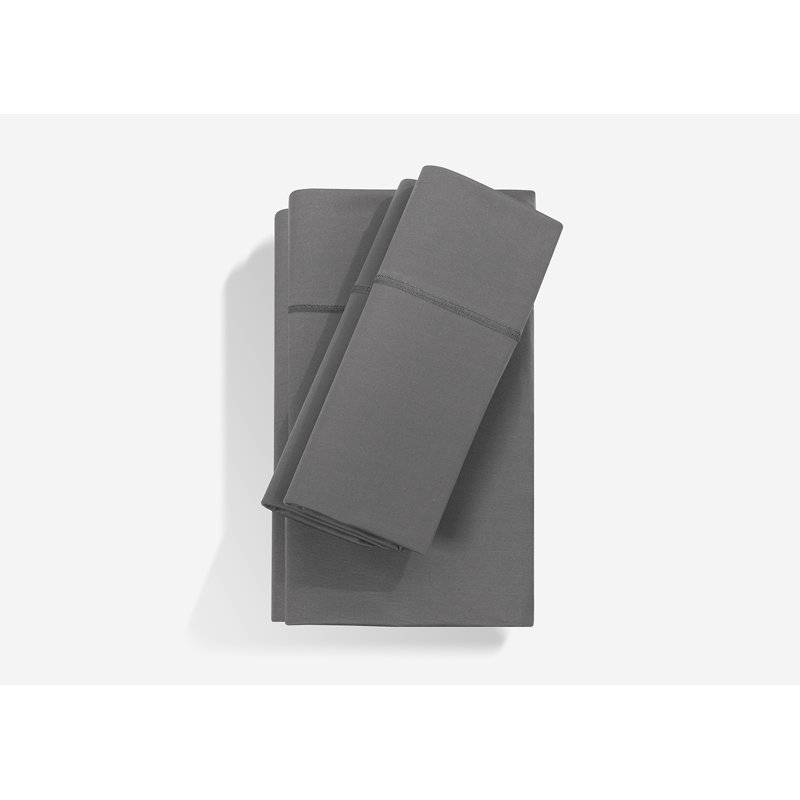 Bedgear Dri-Tec Bed Sheet Set - Moisture Wicking, Breathable, Soft Sheets for Hot Sleepers, Gray, California King