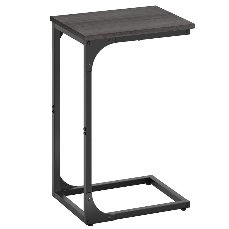 Angenette Trestle End Table, Ebonised Oak, Black