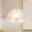 Luminaire suspendu citrouille moderne D40 (blanc)
