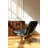 Leather armless chair with soft cushion and metal legs-1915013271