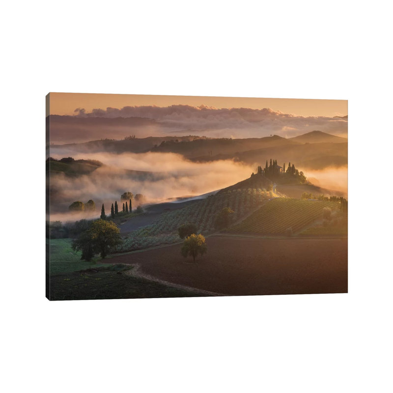 Spring in Tuscany XVII 1 Piece Wrapped Canvas Wall Art, 20.32cm H x 20.32cm W x 1.905cm D