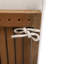 Chaise longue d'extérieur en eucalyptus