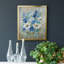 Toile encadrée de qualité supérieure Blue Garden II - prête à être accrochée-175331383-175331382