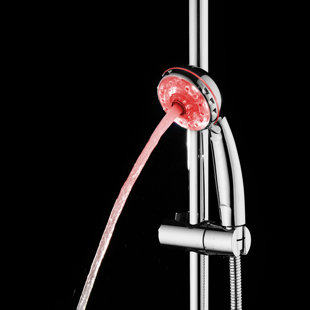 Pomme de douche à main multi-fonctions avec technologies à del à température Heuer