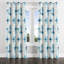 Rideaux Modern Window - rideau à œillets à motif écossais bleu clair - 1 panneau-1627318883-1627318881