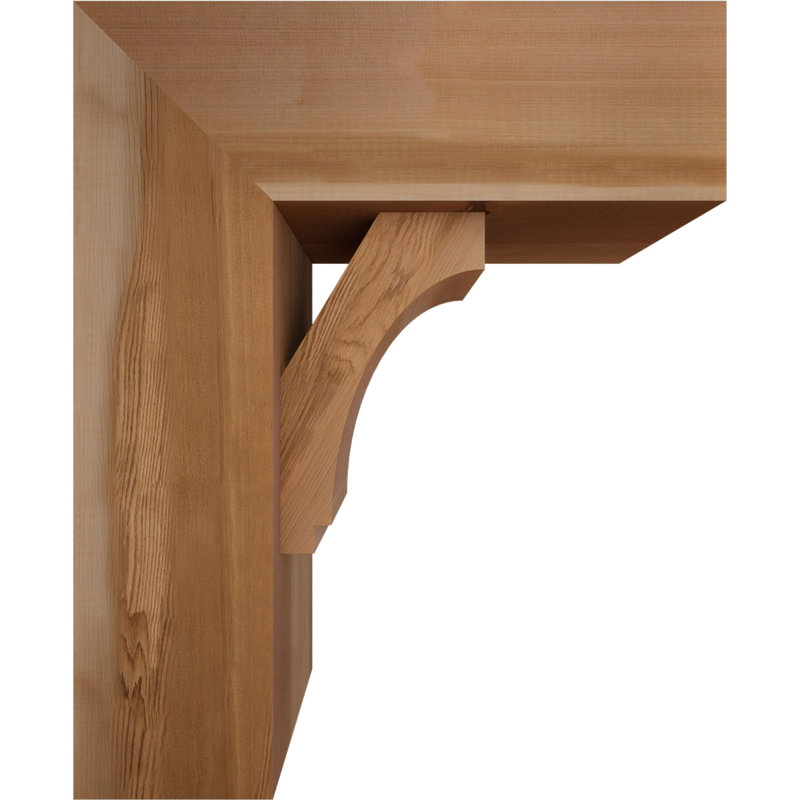 Support de bloc impérial avec entretoise décalée, 22 X 18, Cèdre rouge occidental de l 7 1/2 po (lisse)