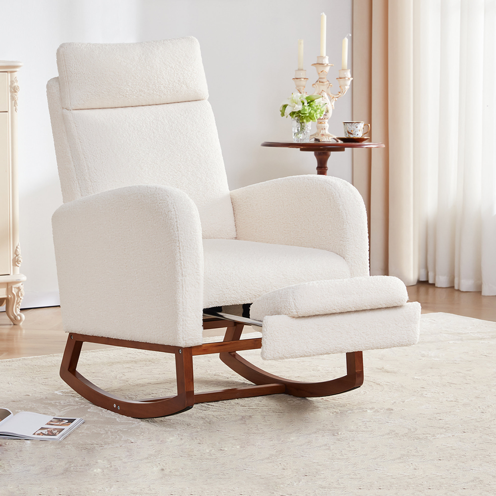 Isabelle & Max™ Rocking Chair with Footrest | Wayfair