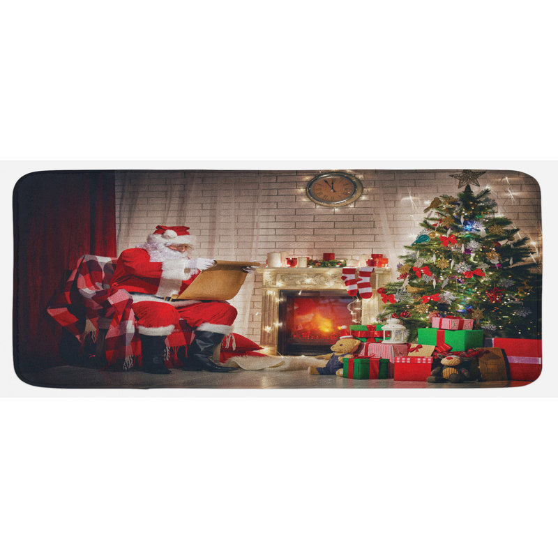 Tapis de cuisine Santa