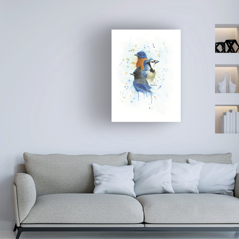 Œuvre sur toile, «ologic bolologic »par Bart Bartet, H 18 po x l 24 po