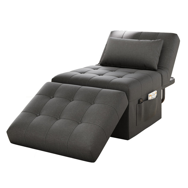 Lit pliant 4 en 1, canapé-lit moderne avec dossier ajustable, canapé-lit convertible avec canapé-lit capitonné, canapé-lit confortable pour le salon, appartement