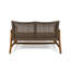 Causeuse d'extérieur en bois d'acacia HAMPTON