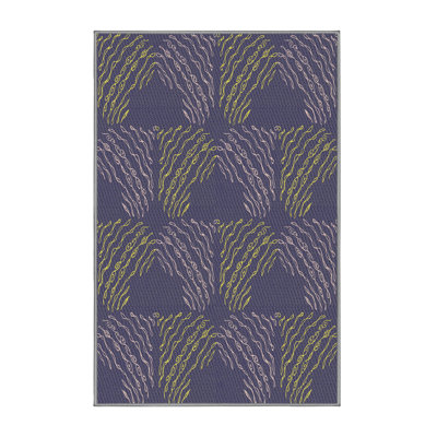 Tapis bleu royal