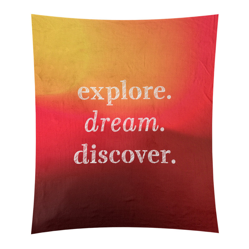 Tapisserie de polypropylène discover de rêve en polyester, H 80 po x l 68 po, Coucher de soleil
