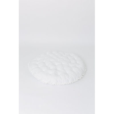 The White Circle Pom-Pom Play Mattress