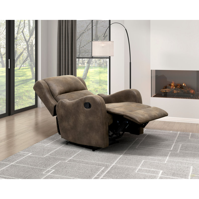 Fauteuil inclinable 1pc Comfort Seating, Marron clair